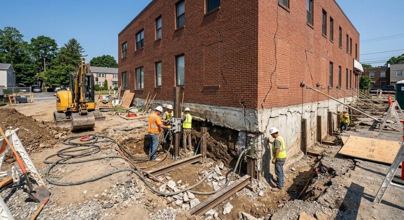 Building Foundation Repair in Dent, MN