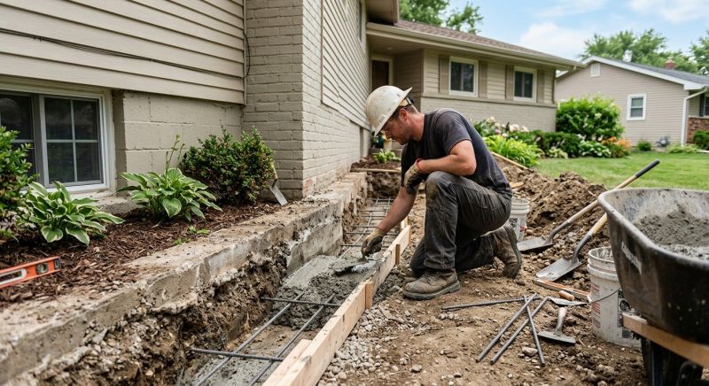 Concrete Foundation Repair in Dent, MN