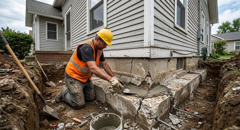 Concrete Foundation Repair in Fergus Falls, MN