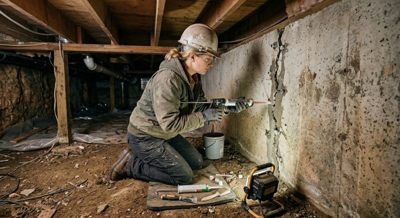 Concrete Foundation Repair in Otter Tail County, MN