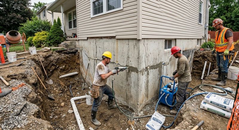 Cracked Foundation Repair in Otter Tail County, MN
