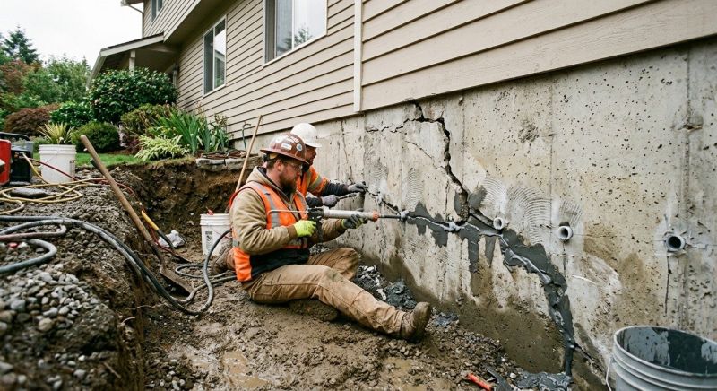 Cracked Foundation Repair in Pelican Rapids, MN
