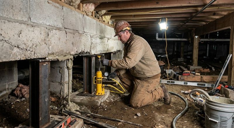 Crawl Space Leveling in Fergus Falls, MN