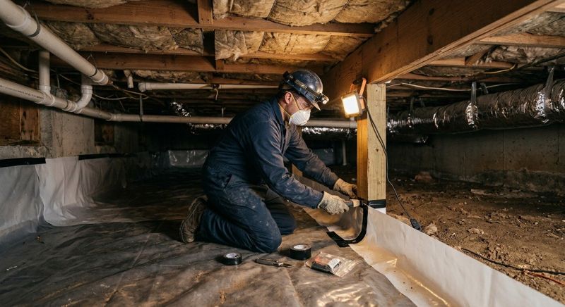 Crawl Space Leveling in Fergus Falls, MN