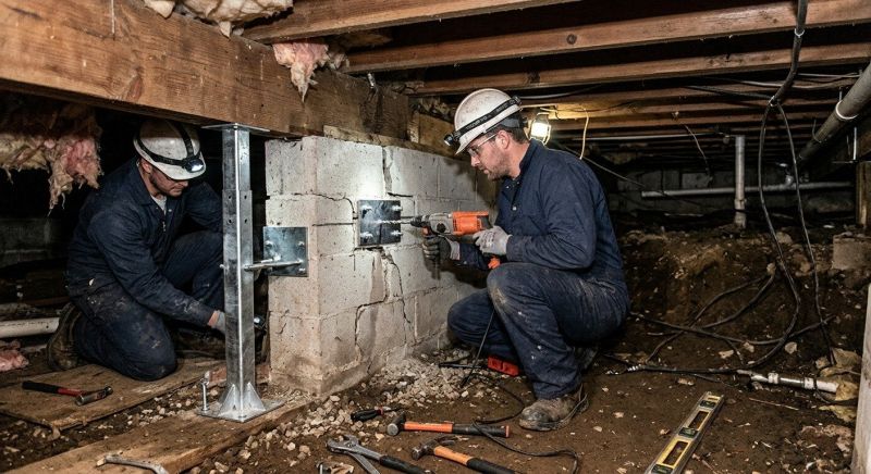 Crawlspace Foundation Repair in Fergus Falls, MN