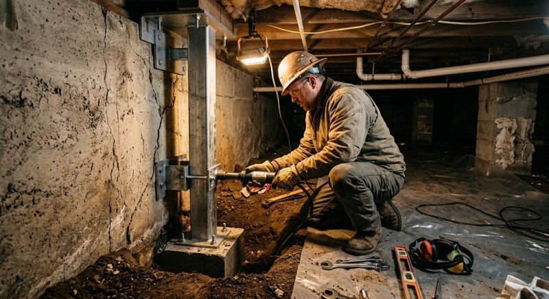 Crawlspace Foundation Repair in Fergus Falls, MN