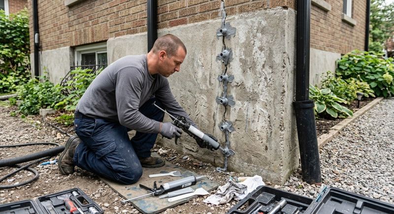 Exterior Foundation Repair in Fergus Falls, MN