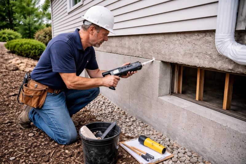 Foundation Crack Sealing in Fergus Falls, MN