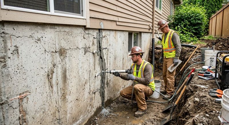 Foundation Cracks Repair in Fergus Falls, MN