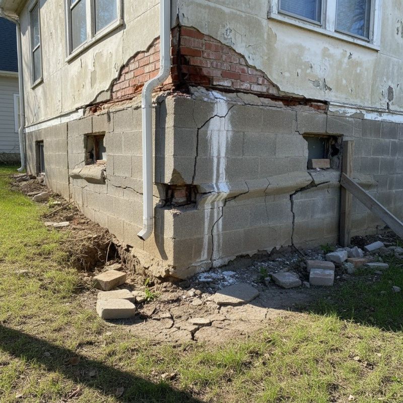 Foundation Damage Repair in Dent, MN