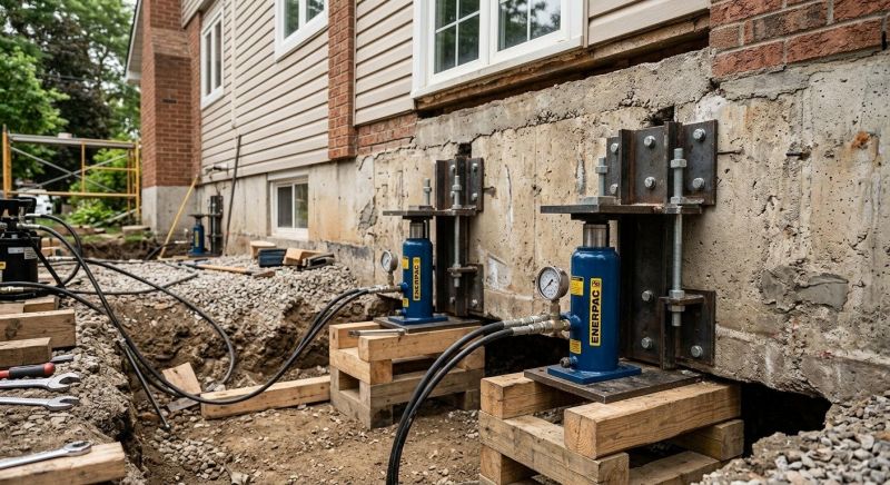 Foundation Jacking in Fergus Falls, MN