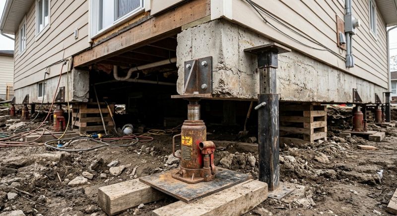 Foundation Jacking in Fergus Falls, MN