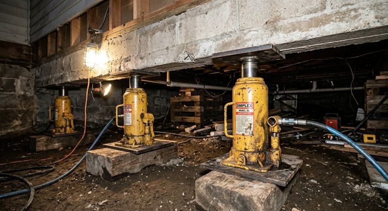 Foundation Jacking in Otter Tail County, MN
