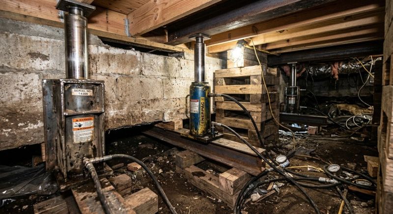 Foundation Jacking in Otter Tail County, MN