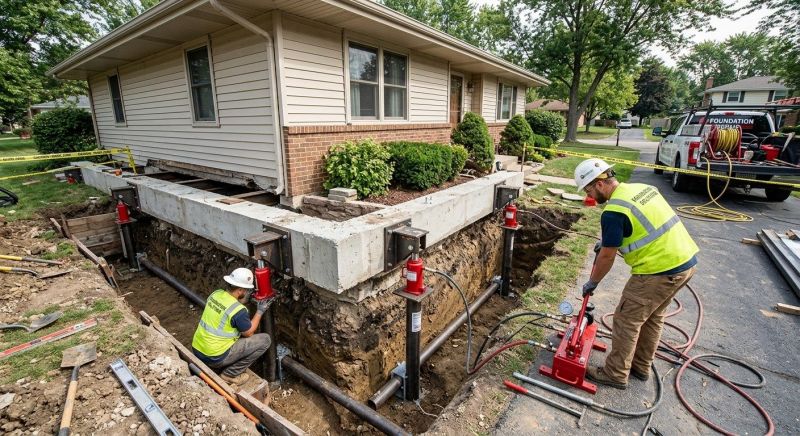Foundation Jacking in Pelican Rapids, MN