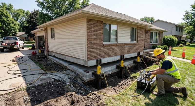 Foundation Lifting in Dent, MN