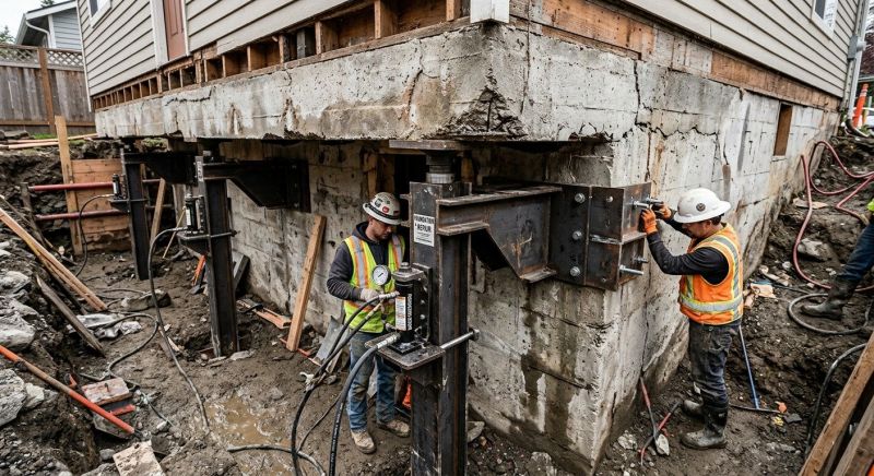 Foundation Lifting in Fergus Falls, MN