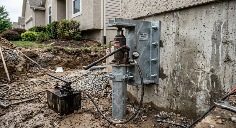 Foundation Pier Leveling in Fergus Falls, MN