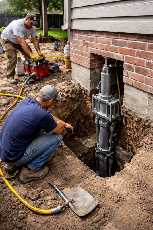 Foundation Pier Repair in Fergus Falls, MN
