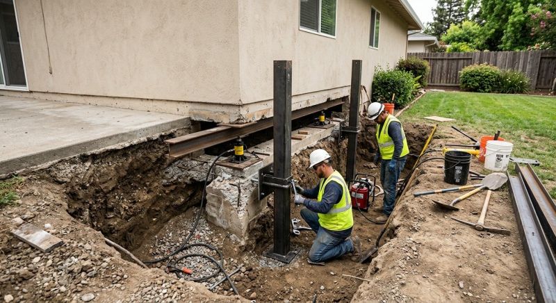 Foundation Pier Repair in Fergus Falls, MN