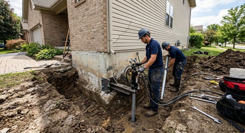 Foundation Settlement Repair in Fergus Falls, MN
