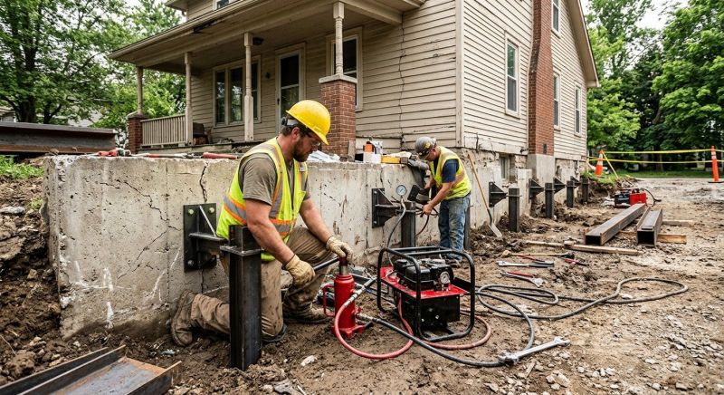 Foundation Stabilizing in Dent, MN