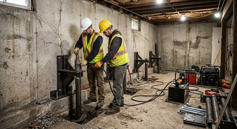 Foundation Stabilizing in Otter Tail County, MN