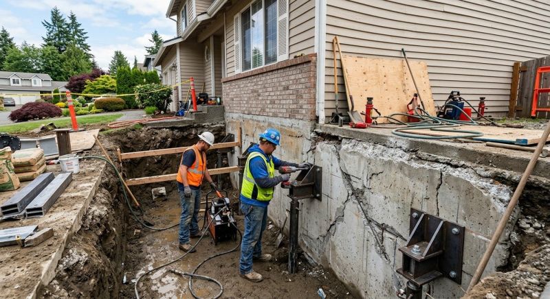 Foundation Structural Repair in Dent, MN