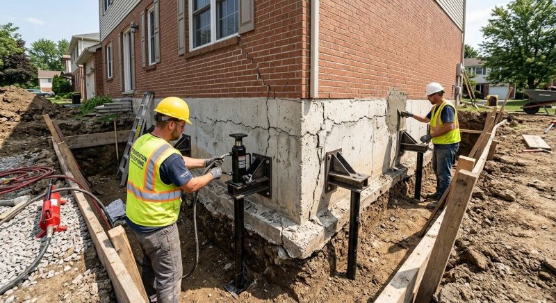 Foundation Structural Repair in Fergus Falls, MN