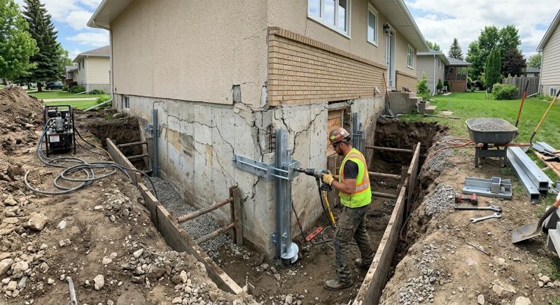 Foundation Structural Repair in Pelican Rapids, MN