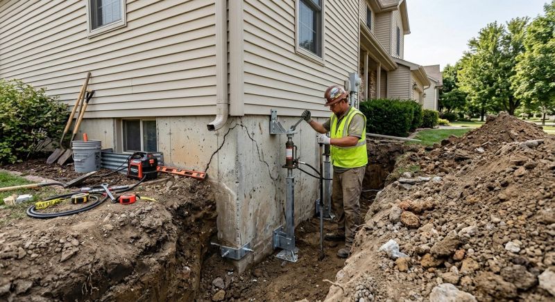 Foundation Underpinning in Fergus Falls, MN