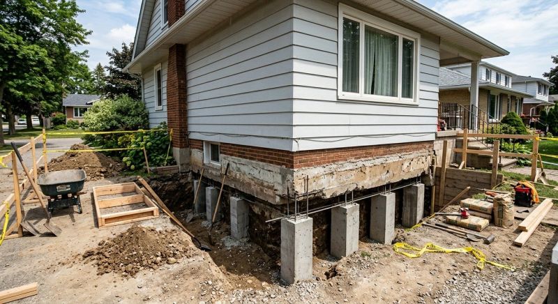 Foundation Underpinning in Fergus Falls, MN