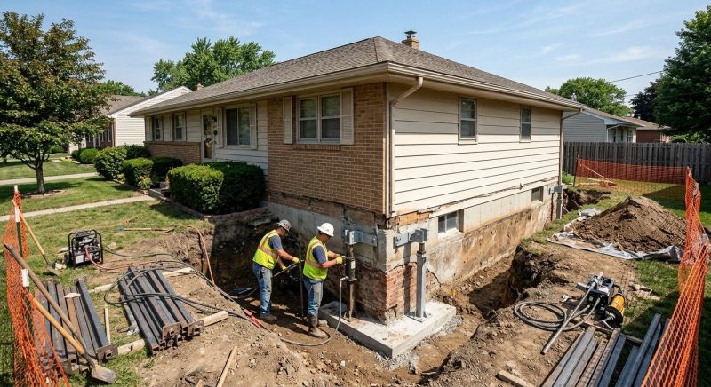 Foundation Underpinning in Fergus Falls, MN