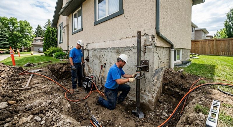Helical Pile Installation in Fergus Falls, MN