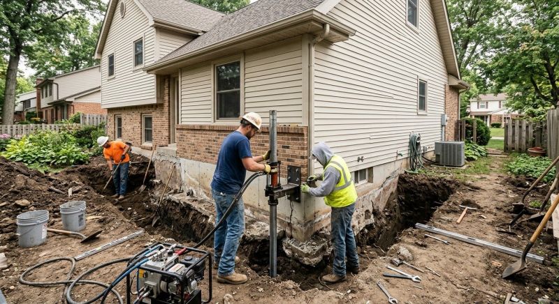 House Foundation Repair in Fergus Falls, MN