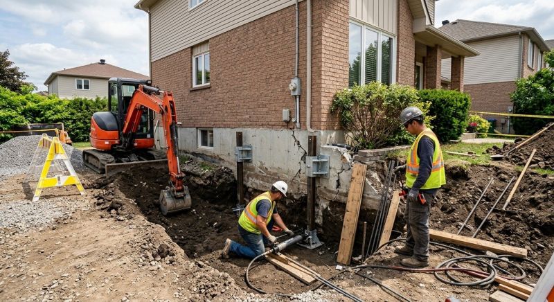 House Foundation Repair in Otter Tail County, MN