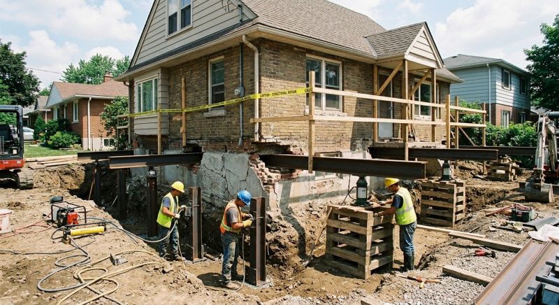 House Foundation Repair in Otter Tail County, MN