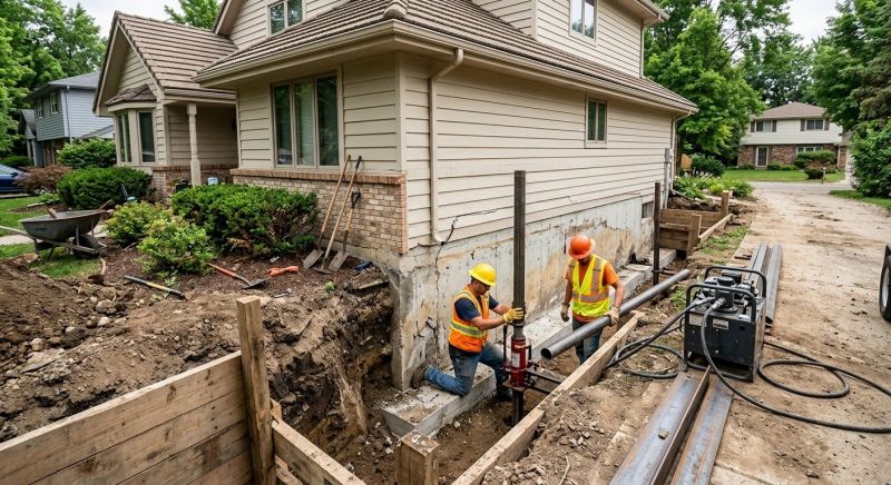 House Foundation Repair in Pelican Rapids, MN