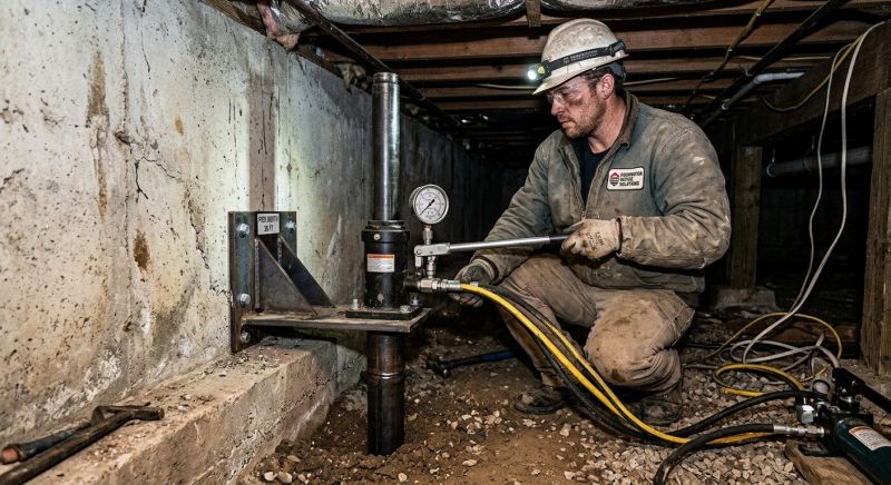Settling Foundation Service in Fergus Falls, MN