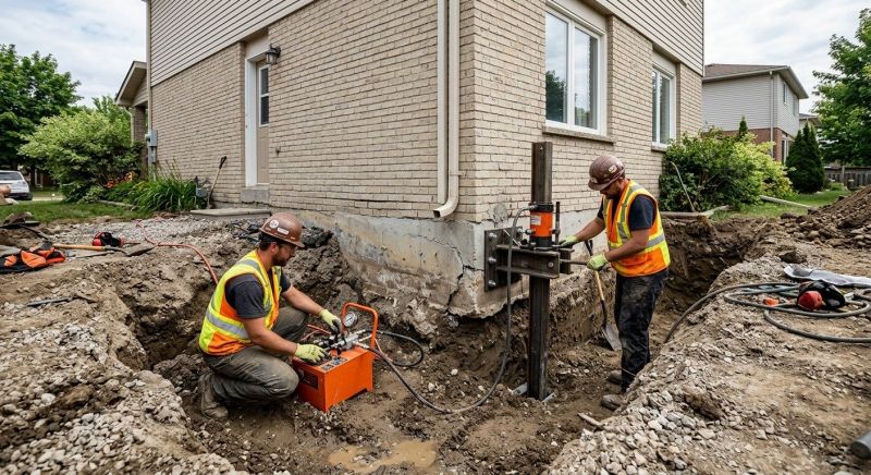 Sinking Foundation Lifting in Fergus Falls, MN