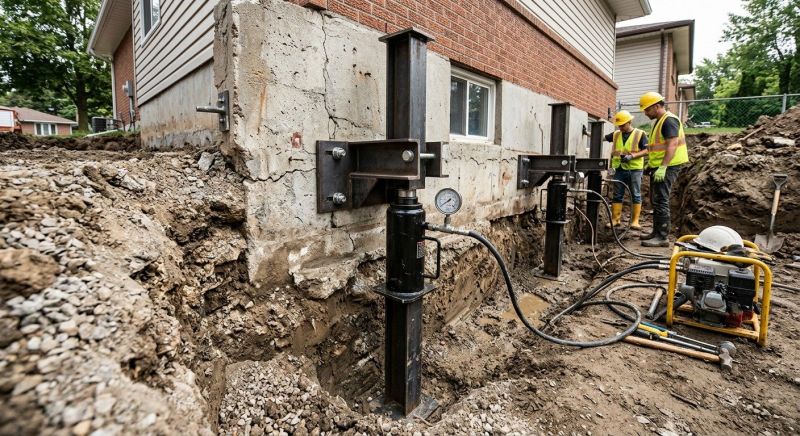Sinking Foundation Lifting in Fergus Falls, MN