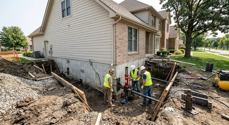 Sinking Foundation Repair in Otter Tail County, MN