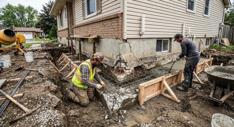 Slab Foundation Repair in Fergus Falls, MN
