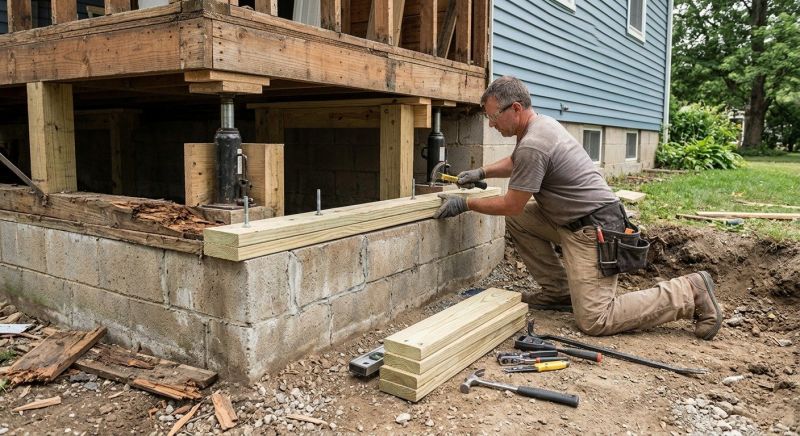 Slab Foundation Repair in Fergus Falls, MN