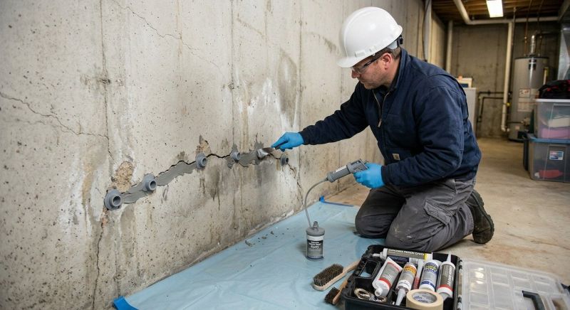 Structural Crack Repair in Fergus Falls, MN