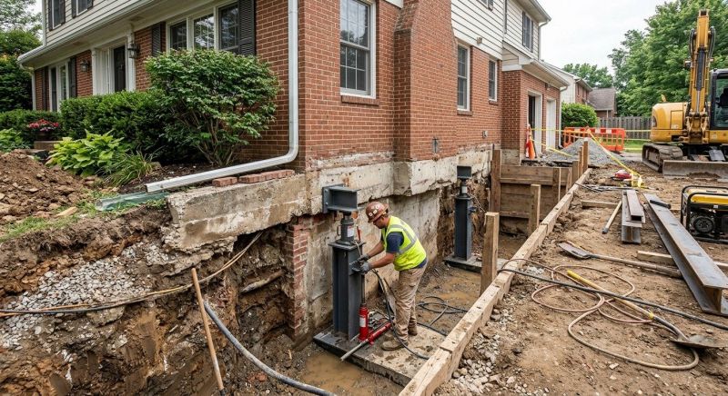 Structural Underpinning in Fergus Falls, MN