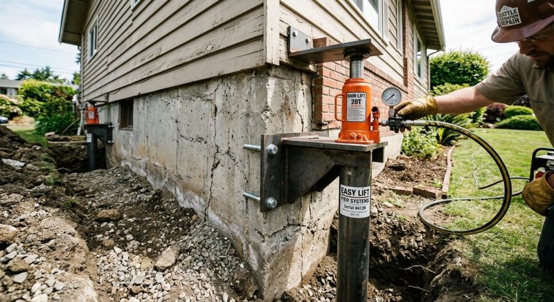 Foundation Lifting in Pelican Rapids, MN